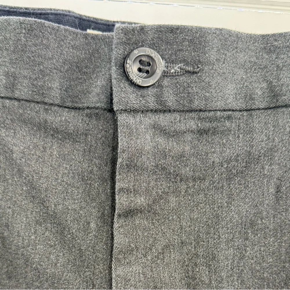 Dockers Relaxed Fit Gray Dress Pants 40x29 Cuffed Classic Business Casual